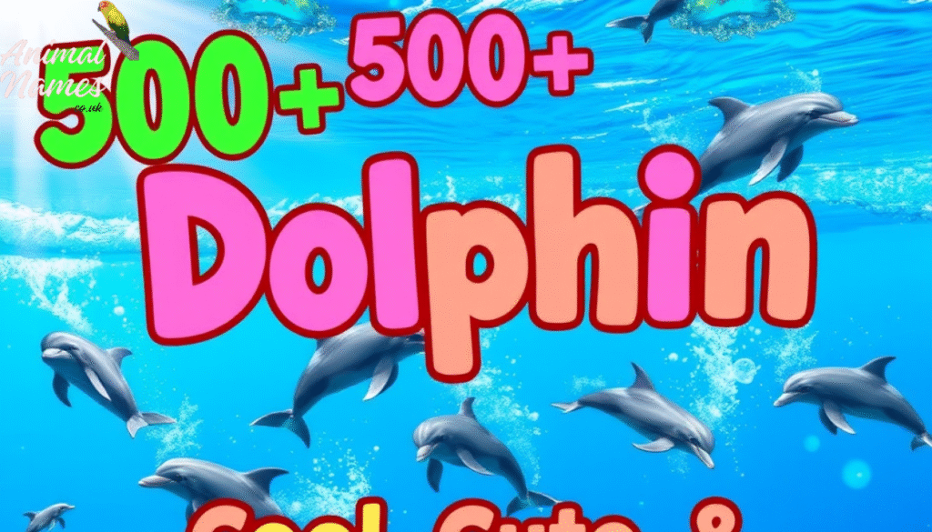 500+ Dolphin Names: Cool, Cute, & Unique Name Ideas