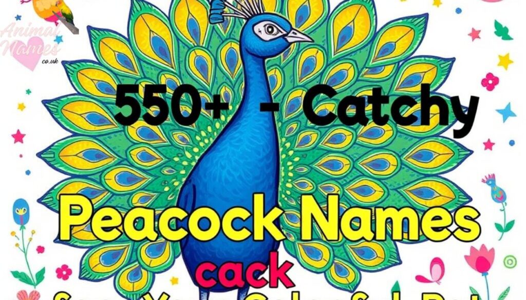 Best 550+ Catchy Peacock Names for Your Colorful Pet