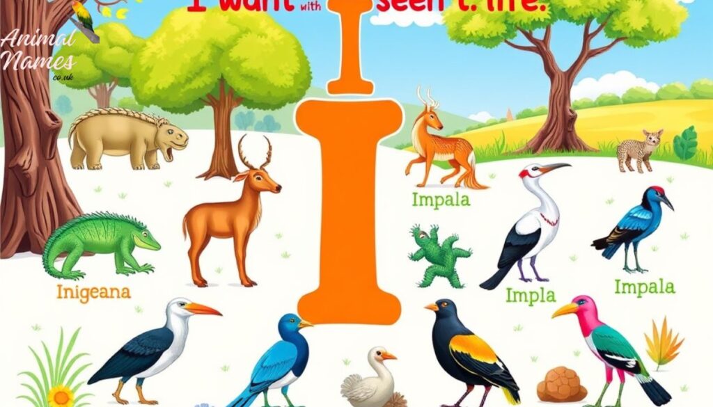 Full List of Animals That Start with the Letter I