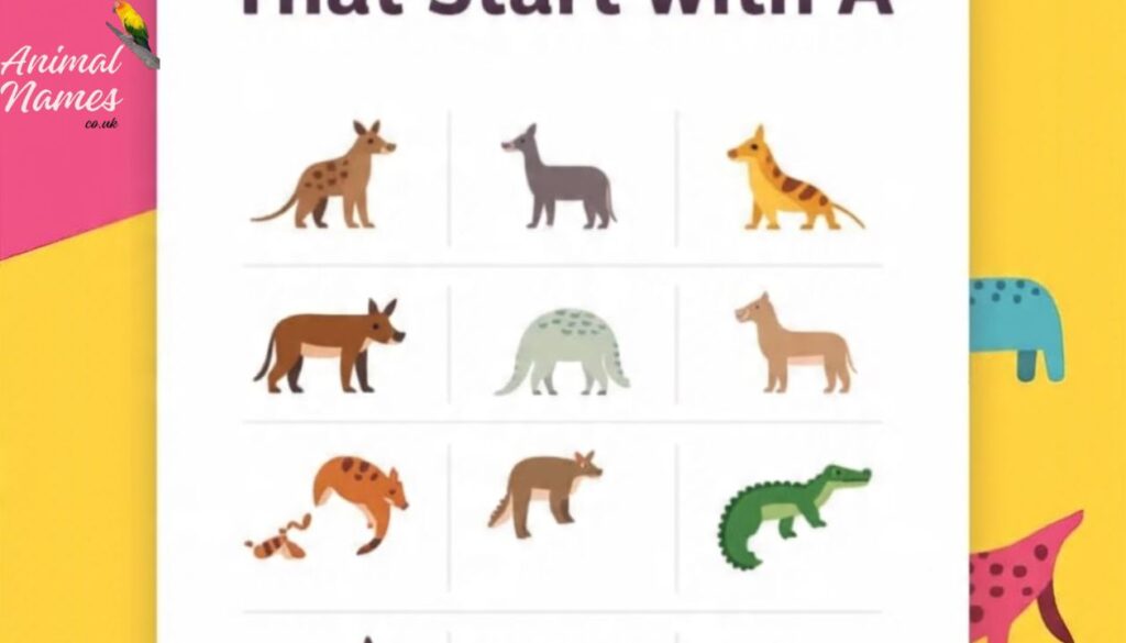 Animals Names That Start with A [Fun Facts & Complete List]