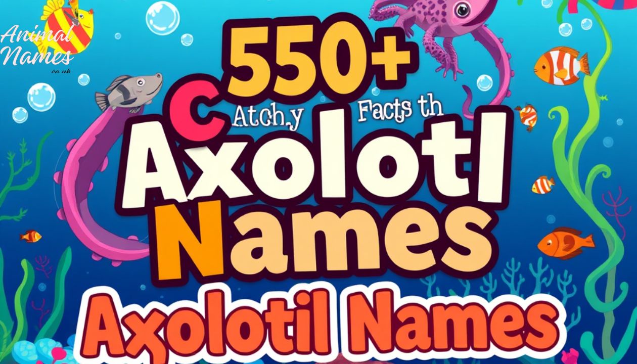 Best 550+ Catchy Axolotl Names for Your Aquatic Friend